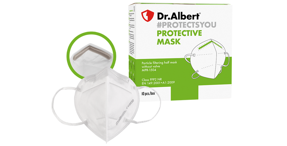 Disposable respiratory protective masks single use MPR-1504
